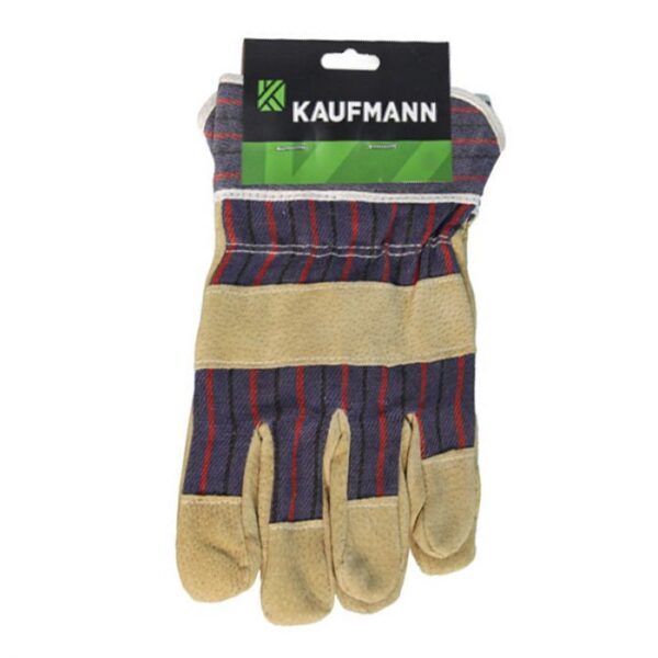 KAUFMANN GLOVE COTTON LEATHER PALM