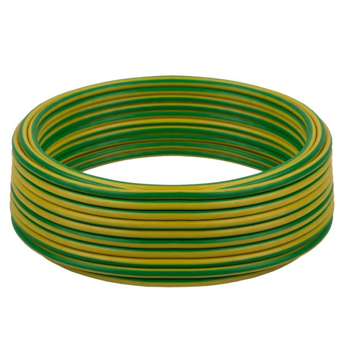 CABLE HOUSE WIRE GREEN AND YELLOW 10M 1.5MM
