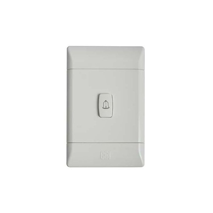 CBI BELL SWITCH 2X4 WHITE