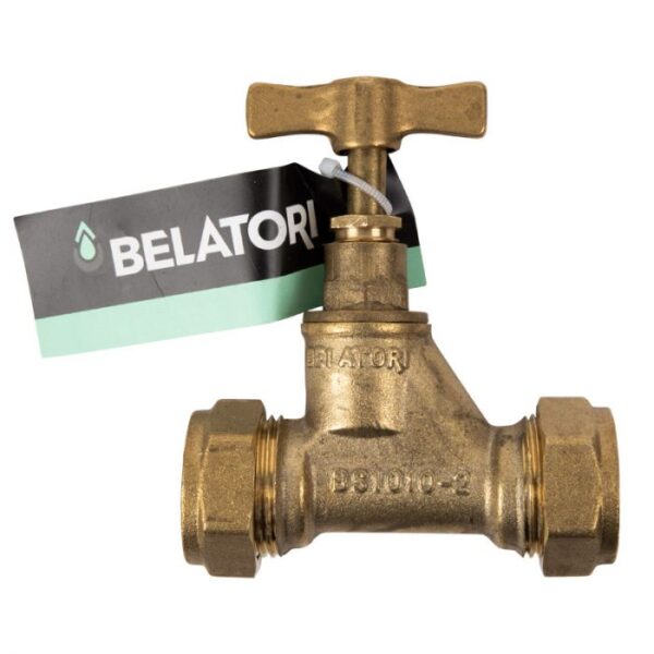 TAP STOP BRASS CXC BELATORI 22X22MM