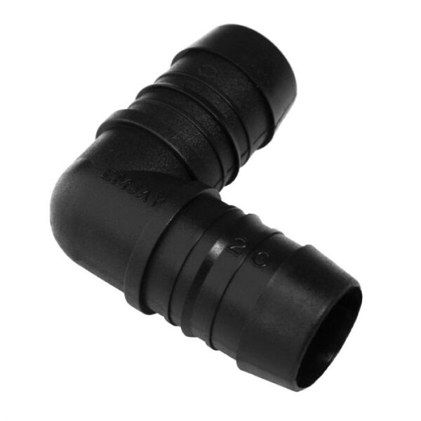 EMJAY ELBOW 25MM BLK