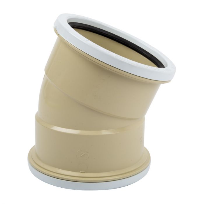 WASTE BEND 22.5DEG UG 110MM SABS