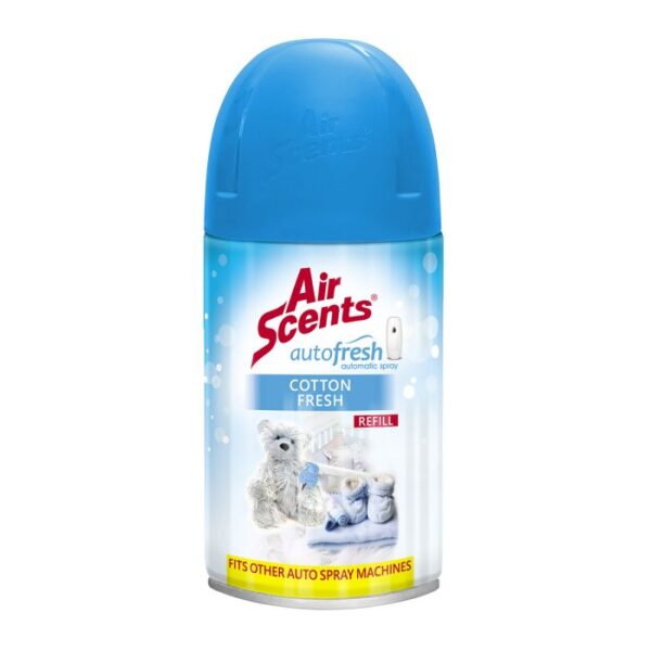 AIR SCENTS AUTOMATIC MACHINE REFILL COTTON FRE 250ML