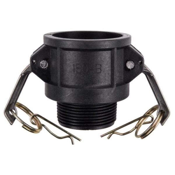 CAMLOCK PP TYPE B FEMALE COUPLER X MALE BSP 25MM