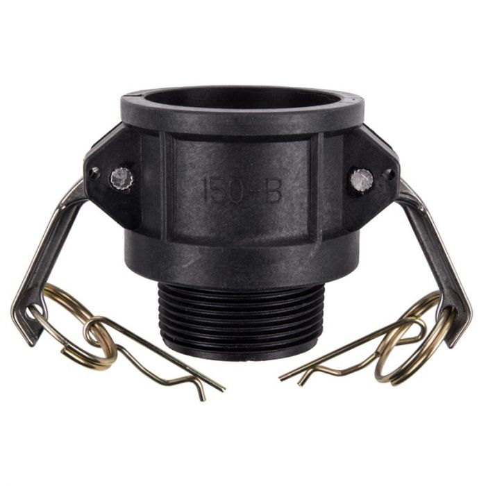 CAMLOCK PP TYPE B FEMALE COUPLER X MALE BSP 25MM