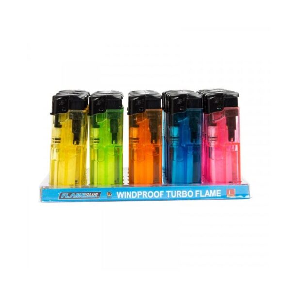 AFRICA FLAME GAS LIGHTER ELECTRONIC WINDPROOF 25 P