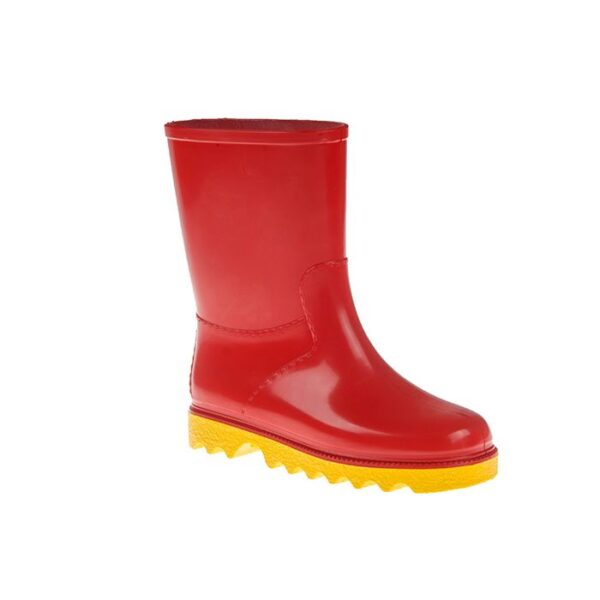 KIDDIES GUMBOOTS SIZE 7 RED & YEL