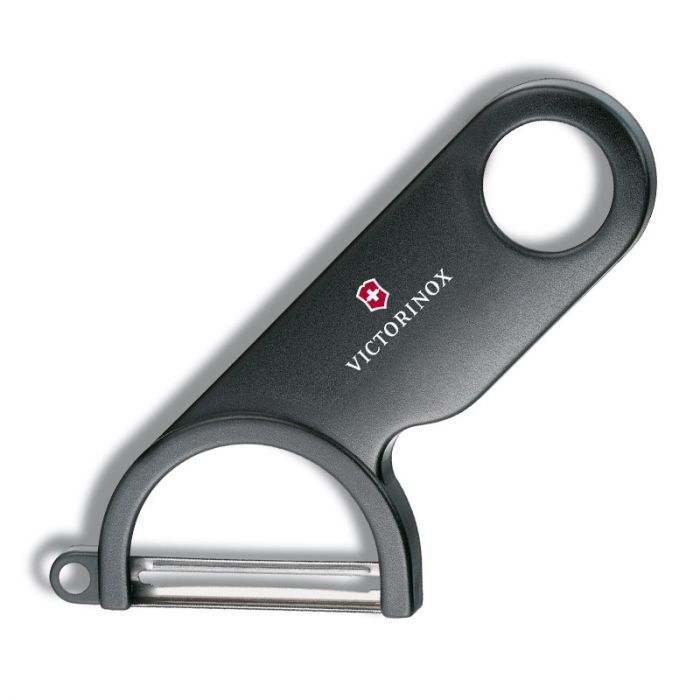 VICTORINOX POTATO PEELER WITH PIVOTING BLADE BLACK