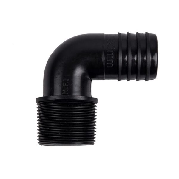 VETPLAST INSERT MALE ELBOW 50MM X 2 in.